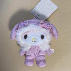 マイメロ サンリオ ふわぷくウィンター マスコット キーホルダー