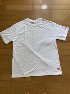 HUMAN MADE ホワイト Tシャツ Lサイズ ハートロゴ - メルカリ