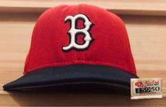 キャップ 帽子 90s NEW ERA ニューエラ USA製 レッドソックス 赤