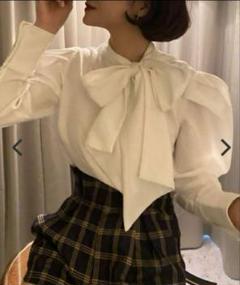bibiy リボンシャツ