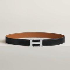 人気❗️ HERMES ベルト 80 Hベルト　ブラウン×ブラック 2025年最新】エルメス 素材：本革 メンズ ベルトの人気アイテム