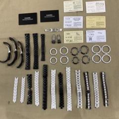 CHANEL J12  純正ベルト　ベゼル　セラミック J12 CHANEL シャネルJ12 クロノグラフ 41mm用 純正 交換用ベゼル