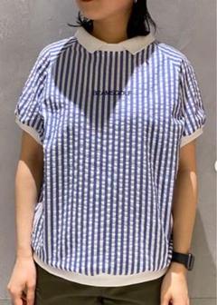 BEAMS GOLF ビームスゴルフ☆23SS ストライプサッカープルオーバーのサムネイル