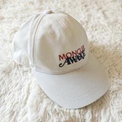 ★美品★AWAKE★キャップ★UNI（男女兼用）★ホワイト★モンクレール★