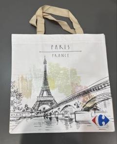 新品未使用☆エッフェル塔フランスパリカルフールエコバッグParisFranceのサムネイル
