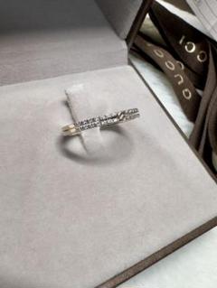 GUCCI 18k（７５０)リング ダイヤ付き