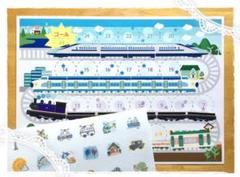 《3セット》トイレトレーニング A4 シール&ポスター 3セット 新幹線