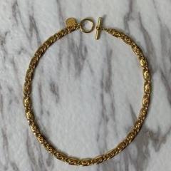 アン・クライン　ネックレス　ゴールドリボン　箱付き アメリカ買付 ANNE KLEIN アン・クライン リンクチェーン
