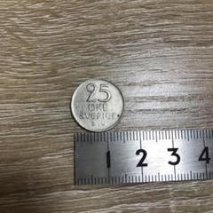 1871年スウェーデン10ore 25 ore銀貨カール15世 2枚セット 1871年スウェーデン10ore 25 ore銀貨カール15世 2枚セット