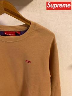 【入手困難!】SUPREME Small Box Logo Crewneck 茶