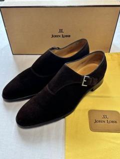 【最終】JOHNLOBBJERMYN2ダークブラウンシングルモンク6h7000D 美品】JOHNLOBBJERMYN2ダークブラウンシングルモンク6h7000D