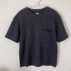 UNIQLO キッズTシャツ 黒　140のサムネイル