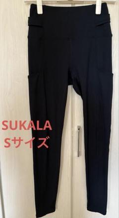 【新品・未使用】 SUKALA ワイドリブニットレギンス （L ブラック） SUKALA】プチフルールレギンス(S): ヨガウェアLAVA公式