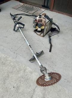 引き取り限定！！ヤンマー背負い式草刈機◆刈払機 引き取り限定！！ヤンマー背負い式草刈機◇刈払機 - メルカリ