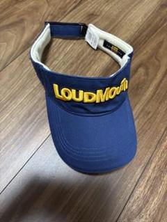 LOUDMOUTH ネイビー サンバイザー 最終値下げ