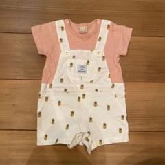 petit main ロンパース パイナップル 70cm