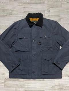 THE SCOTCHHOUSE ジャケット Mネイビー 襟元切替 ドカジャン