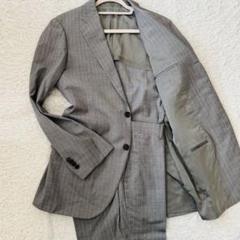 極美品✨ブリッラペルイルグスト　セットアップスーツ52 ストライプ柄　本切羽