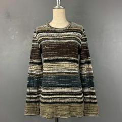 伊製 MISSONI 長袖 マルチカラー パターン ニット セーター