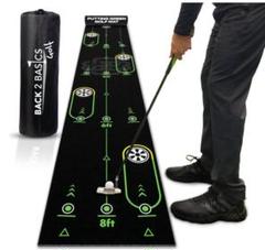 BACK2BASICSGOLF パターマット パター練習マット ゴルフ 練習 Amazon | BACK2BASICSGOLF パターマット パター練習マット