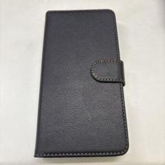 黒 手帳型ケース iPhone用 カードポケット付き iPhone16