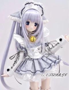 BJD ドール 衣装 お洋服　猫乙女 猫鈴A 1/4 MDD対応　グレー