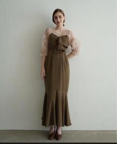 acka シアーパフドレス sheer puff dress – Acka online store