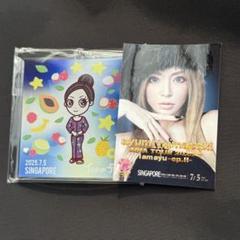 浜崎あゆみ シンガポール アクリルキーホルダー ステッカー 新品 TA 浜崎あゆみ シンガポール アクリルキーホルダー ステッカー 新品