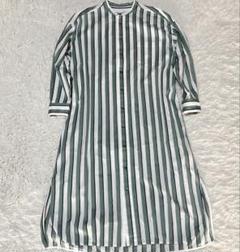 極美品 ティッカ ロングシャツワンピース ストライプ 白×黒 2025年最新】Ticca ワンピース ストライプの人気アイテム - メルカリ