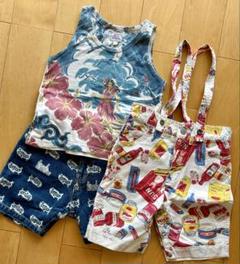 WASKパンツ、タンクトップ、Natural・Booパンツ3点セット 90〜95