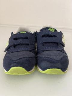 New Balance 373 キッズシューズ ネイビー/ライム13.5cm