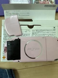 SONY PSP-3000 ピンク 本体ジャンク　メモリースティック　ソフト