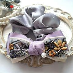メグえもん様お取引中⭐2587⭐　❣️春夏アクセ❣️オリジナル✴一点物インド刺繍 メグえもん 様お取引中2509 ️春夏アクセ️オリジナル一点物