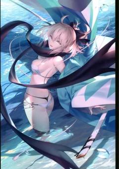 光崎　濡れ彼シャツ邪ンヌ　B1WSタペストリー Amazon.co.jp: 光崎 Fate/Grand Order 濡れシャツ水着邪ンヌB1