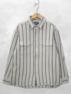 Bott ボット JACQUARD STRIPE SHIRT シャツ M