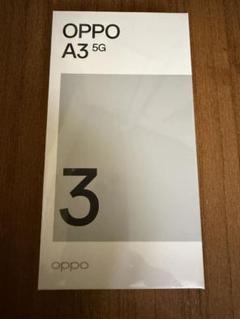 【新品未開封】OPPO A3 5G ブラック