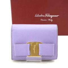 ✨新品未使用✨　Salvatore Ferragamo ミニ財布　ヴァラリボン