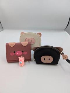 ✴️美品✴️ 豚型 ピッグ コインケース レザー 小銭入れ 小物入れ ピンク Amazon | [ケイトスペード] レザー ピッグ ブタ 豚 フェイス