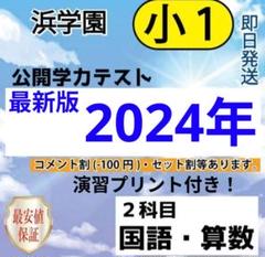 公開学力テスト 2023年、2024年度 浜学園 小6 2年分 4科目 浜学園小4 2023年 公開学力テスト 4科目 - メルカリ