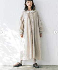 (新品) 【kazumi×Samansa Mos2】フリルカラーワンピース セール】 【kazumi×Samansa Mos2】フリルカラーワンピース