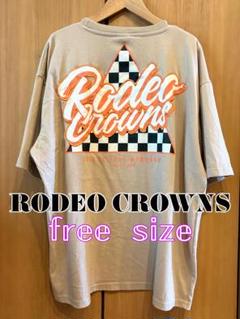 RODEO CROWNS トライアングルチェッカー ロゴ Tee フリーサイズのサムネイル