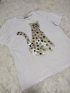 ZARA ヒョウ柄 チーター デザイン Tシャツ アニマル Sサイズ