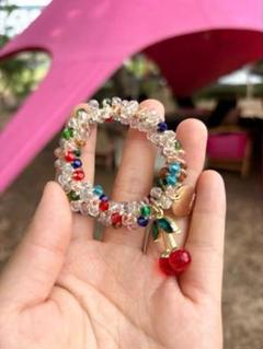 カラフルチェリーブレスレット