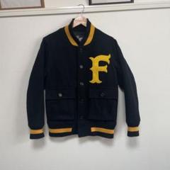 美品!FATロゴワッペンスタジャンFAT（XL） ネイビーホワイト/オーバサイズ 2025年最新】FATスタジャンの人気アイテム - メルカリ