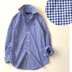 RALPH LAUREN ロゴ刺繍 ギンガムチェックシャツ SLIM FIT RALPH LAUREN ロゴ刺繍 ギンガムチェックシャツ SLIM FIT - メルカリ