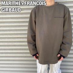 【MARITHE FRANCOIS GIRBAUD】90s スウェット USA製 MARITHE + FRANCOIS GIRBAUD 古着 マリテフランソワジルボー