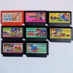 くにおくんシリーズ 8本セット 動作確認済 ファミコン【ジャンク品】