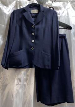 【大幅値下】JUN ASHIDA TOKYO PARIS 羊毛青セットアップ9号 大幅値下】JUN ASHIDA TOKYO PARIS 羊毛青セットアップ9号