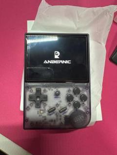 ANBERNIC RG35XX sp クリアカラー 画面フィルム貼り付け済