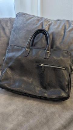 万双 シモーネ BOX ダブル天ファスナー ビジネスバッグ 2way レザー 茶 万双 シモーネ BOX ダブル天ファスナー ビジネスバッグ 2way